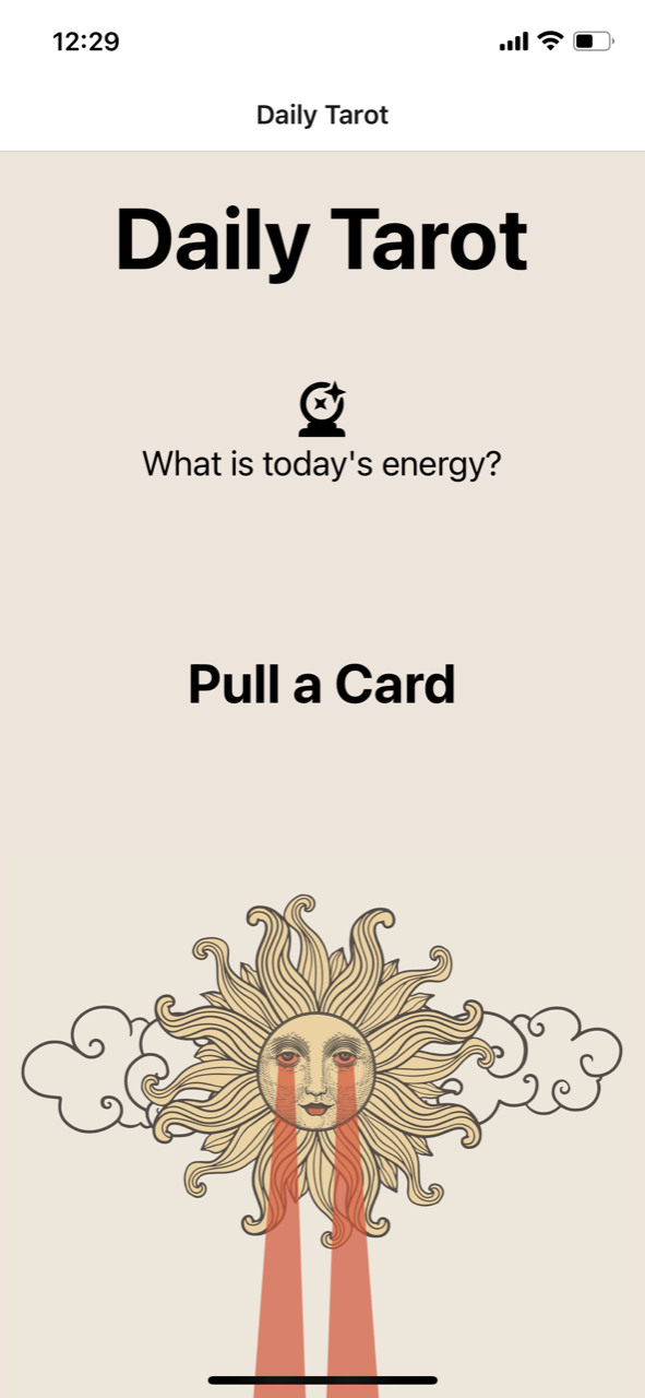 react tarot app